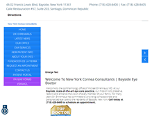 Tablet Screenshot of eyedoctor-bayside.com